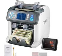 Máquina contadora de billetes, contador de billetes para diferentes denominaciones, 2CIS, número de serie, detección UV, detección IR, detección de tinta magnética, detección de doble billete, detecci
