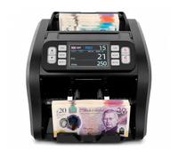 Máquina contadora de dinero, contador de billetes de denominación mixta con conteo de valor y detección de notas falsas, máquina de conteo de efectivo para billetes GBP, detección de falsificaciones