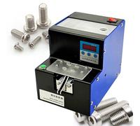 Máquina contadora de tornillos digital, alimentador automático de tornillos con pista ajustable, pantalla digital, para tornillos M1.0-M5.0, herramienta de línea de montaje, diámetro inferior a 15 mm
