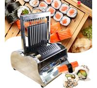Máquina cortadora de rollos de sushi, kit para hacer sushi 8/10/12 piezas, para principiantes y profesionales, cortador automático de sushi con 8 segmentos para cocina doméstica