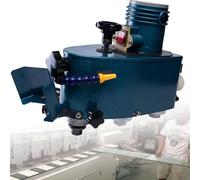 Máquina de bordes de vidrio, molinillo de vidrio de 8000 r/min con rueda de pulido para pulido de bordes biselados rectos y redondos, herramienta de acabado de bordes para trabajos de vidrio