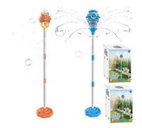 Máquina de burbujas de pie - Juegos de soplador de lámpara de calle al aire libre - Máquina sopladora de burbujas con luz, para patio trasero, césped, , boda, celebración, festival, jardín y
