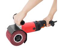 Máquina de cepillado eléctrico, 1580 W, amoladora angular, máquina pulidora, velocidad de 6 velocidades, 100-3000 rpm, para madera, plástico, metal, acero inoxidable