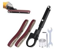 Máquina de cinta de para rectificado angular, adaptador de lijadora de cinta para amoladora angular - Herramienta amoladora modificada para pulidora lijadora de banda - lijadora de bricolaje, lijadora