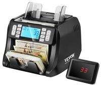 Máquina de contar billetes - Contadora de billetes - Contador de billetes - Contadores de billetes - Detector de billetes falsos - 1200 billetes por minuto