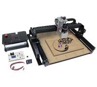 Máquina de corte CNC, husillo de 500W, capacidad de grabado, con control manual, con láser de 20W, 220V