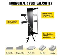 Máquina de corte de poliestireno expandido - Cortadora de alambre caliente - Longitud de corte: 115 cm - Aluminio - 160W