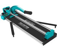 Máquina de corte para baldosas Profi, modelo Fliesenschneidmaschine, rango de corte de 35-600 mm, cortadora de baldosas de doble guía, grosor de corte de 6-15 mm, aluminio, ángulo ajustable de 0-60 gr