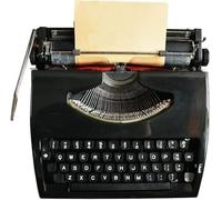 Máquina de escribir manual portátil tradicional, máquina de escribir antigua clásica retro para escritores, máquina de escribir nostálgica duradera, procesador de textos clásico, máquina de escribir