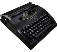 Máquina de escribir retro, máquina de escribir mecánica manual, adecuada para escritura retro, letras y manualidades, diseño portátil, adecuada para proyectos creativos