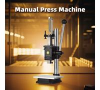 Máquina de estampado de prensa Manual, Mini troqueladora de punzón Manual, máquina de prensado Manual de cuero para cortar punzonar y marcar Oro