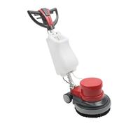 Máquina de limpieza de suelos, 1100 W, con depósito de agua de 8 L, 154 rpm | Cepillo multifunción con soporte para almohadillas y cable de 12 m, nivel de ruido de hasta 54 dB, para hoteles