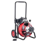 Máquina de limpieza de tuberías VEVOR de 22,8 metros (75 pies) y 9,5 mm (3/8 pulgadas) de diámetro, adecuada para tuberías de 32 mm (1-1/4 pulgadas) a 100 mm (4 pulgadas). Limpiador de tuberías eléctr