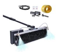 Máquina de limpieza y lavado de paneles fotovoltaicos con varilla telescópica, equipo de limpieza de paneles solares, robot limpiador solar, kit de poste eléctrico con alimentación de agua 7.5m