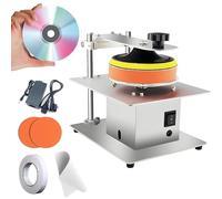Máquina de limpieza y reparación de discos, pulidora eléctrica semiautomática de 4 pulgadas, máximo 6000 rpm, 7 velocidades ajustables, tasa de reparación del 99% para CD y DVD rayados