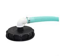 Máquina de llenado automática para cubierta IBC DN150 con manguera en espiral y kit de conexión para lluvia, tapa de contenedor intermedio a granel, adaptador de almacenamiento de agua para riego de
