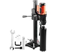 Máquina de perforación de núcleo de diamante resistente con soporte, herramienta de perforación de hormigón húmedo y seco para mampostería y renovación