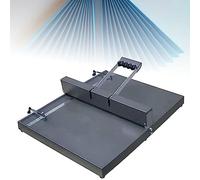 Máquina de plegado manual de papel de 350 mm, para A3/A4, crimpadora de metal resistente para tarjetas y folletos