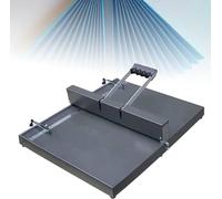 Máquina de plegado manual de papel de 350 mm, para plegado de papel A3/A4, crimpadora de metal resistente para tarjetas de felicitación y folletos