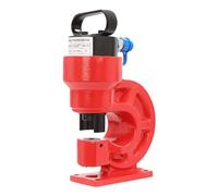 Máquina de punzonado hidráulica, 31T. Punzonadora hidráulica de perforación de agujeros para metales. Perforador de punzonado hidráulico con 4 matrices para L/H cobre plano, carriles de corriente