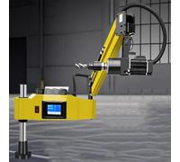 Máquina de roscado eléctrica, 1200 W multidireccional con brazo de 360°, pinzas M3-12 para roscado de precisión, diseño en voladizo para mayor eficiencia