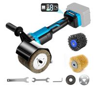 Máquina de Satinado Compatible con Makita18V Lijadora de Cepillo Inalámbrico, Lijadora de Rodillo para Madera, Plástico LED de 6 Velocidades para Renovación de Superficies (Sin Batería)