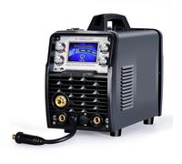 Máquina de soldadura semiautomática 4 en 1 HBM2280 200A, soldador inversor sin Gas MIG, herramientas arco aluminio MMA Tig(No Tig Torch)