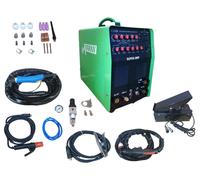 MÁQUINA DE SOLDADURA Y CORTE 230V SUPER-200P, TIG AC/DC PULSO, ARCO, PLASMA, ...