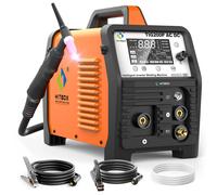 Máquina de Soldar HITBOX 180A TIG200P AC/DC 220V TIG MMA, Equipo de Soldadura Inversor Inteligente Multifunción, Herramienta Profesional TIG200P ACDC