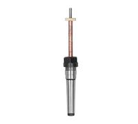 Máquina de torno con mandril de pluma para torneado de madera, mango cónico central giratorio, accesorios para portabrocas, vástago cónico Morse No 2 de acero inoxidable para