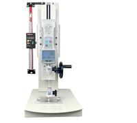 Máquina digital de prueba de tracción 10-2000N, soporte de medidor de fuerza manual con carrera de 270 mm, 5 sondas, función de salida, operado con volante manual para textiles y deportes