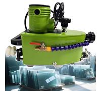 Máquina eléctrica comercial de bordes de vidrio, 800 W, 8000 r/min, molinillo de pulido para vidrio, acrílico, mármol, cerámica, borde biselado redondo recto