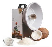 Máquina eléctrica de procesamiento de raspador de coco, herramienta de eliminación de carne, rallador, control de velocidad, 35 kg/h, para tiendas minoristas, pequeñas fábricas