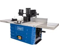 Máquina fresadora Scheppach HF50 - 1500W | Altura del husillo de 40 mm | Mandriles de 6, 8 y 12 mm | Ampliación de la mesa | Control de velocidad de 11500 a 24000min-1