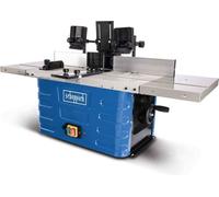 Máquina fresadora Scheppach HF60 | 230V 1500W | Portapinzas de 6/8/12mm | Altura máxima del husillo: 40mm | 11500 a 24000 rpm | Incluye extensiones de mesa