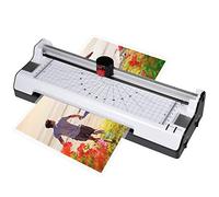 Máquina laminadora en frío y Caliente 3 en 1, cortadora de Papel rotativa, redondeadora de Esquinas para el hogar, Oficina y Escuela
