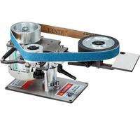 Máquina lijadora – Máquina para lijar y pulir – Velocidad variable (VFD) – Motor de 550 W – Banda de 76,2 x 2,54 cm – 2 rodillos de lijado – 3 bandas de lijado – Metal y cuchillas de corte