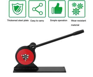 Máquina manual hidráulica para crimpar tubos - Rango de crimpado: 6-32 mm - Fabricada en acero pintado