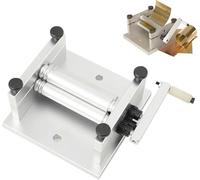 Máquina Manual para Doblar Metal, Mini Rodillo Deslizante para chapas de Metal Blando, dobladora de Tubos, Herramienta para Trabajar Metales de Acero Inoxidable de 60 mm