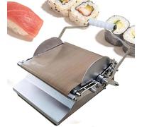 Máquina para hacer rollos de sushi, máquina para envolver bolas de arroz con algas, máquina enrolladora de sushi redonda de acero inoxidable, herramienta manual para enrollar sushi redondo, prototip