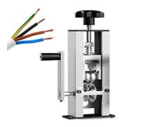 Máquina peladora de cable de cobre, herramienta de extracción de 1-25 mm | Electric & Hand-Crank Drive, rango de 0,04 - 0,98 pulgadas, marco de aluminio, para reciclar cables de cobre y procesamiento