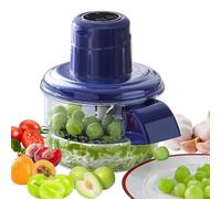 Máquina Peladora de Uvas - Peladora de Ajo Eléctrico - Herramienta Recargable Para Frutas Pequeñas Preparación de Alimentos | Accesorio de Cocina para Ensalada Azul