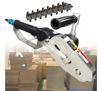 Máquina peladora neumática de cartón corrugado de 2500 rpm, herramienta de corte de papel con cadena de aleación de acero de 6 mm