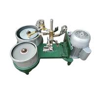 Máquina pulidora angular de piedras preciosas de 250 W, pulidora de facetas de disco doble, rectificadora plana de doble cabezal.