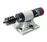 Máquina pulidora de cuero de 220V, Mini máquina pulidora de bordes de cuero de escritorio, herramientas de pulido, pulidor lateral Marrón