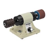 Máquina pulidora de cuero, herramienta de pulido eléctrica de 350 W, amoladora de bordes de 0 a 8000 RPM para productos de cuero curtido vegetal, equipo de manualidades de cuero