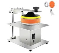 Máquina pulidora de disco, velocidad ajustable 1000-6000 rpm, lijadora eléctrica de banco de 200 W para reparación de arañazos y recuperación de datos, incluye 2 algodón de pulido