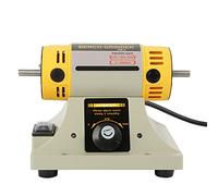 Máquina Pulidora de Joyas, Amoladora de Banco, Amoladora Doble, Amoladora Eléctrica, Pulidora de Banco, Máquina Pulidora de Mesa para Joyería 3 0-10000r/min 220V 350W