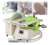 Máquina pulidora de joyas, ángulo ajustable de 1380 W, fácil de operar, perfecta para hacer joyas en el hogar y manualidades, herramienta versátil de facetado