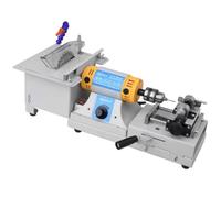 Máquina pulidora de piedras preciosas, velocidad ajustable de 0 a 10000 rpm para hacer joyas de bricolaje, sierra lapidaria para cortar, taladrar y pulir joyas de oro y plata